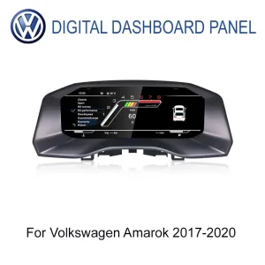 Digitalna instrumentna ploča Volkswagen Amarok 2017–2020, prednji pogled, 12,3-inčni IPS LCD