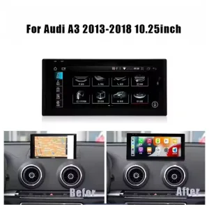 Audi A3 CarPlay stereo 2013–2018 s 8-jezgrenim procesorom, 8+128 GB 3 03 2