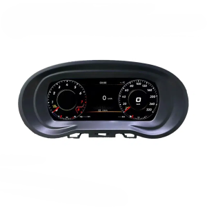 Prelingcar 9-inčni LCD digitalni instrument-ploča, prednji pogled za VW Polo 6R 2008–2016, Vento i CrossFox 2015