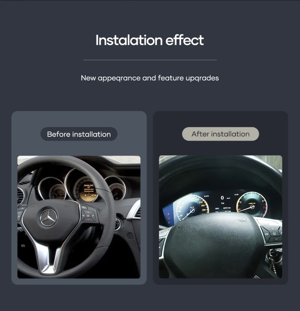 Digitalna instrumentna ploča za Mercedes ML/GL 2005–2010 | 12,3″ CarPlay, Android Auto