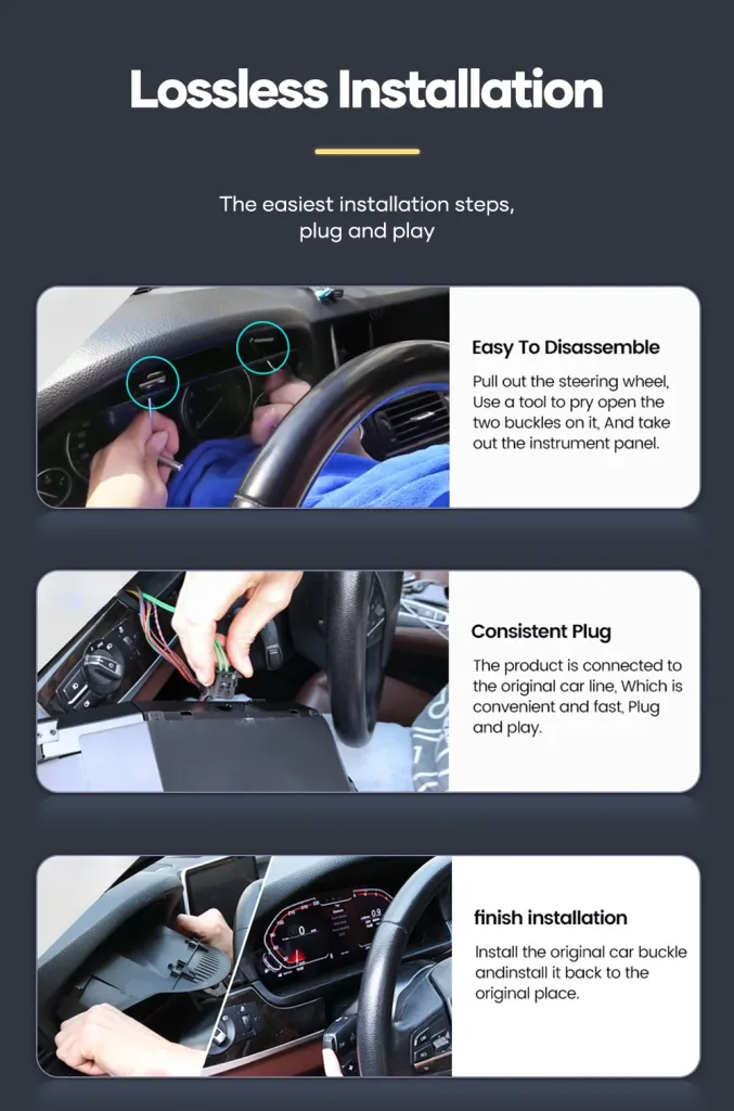 Digitalna instrumentna ploča za Mercedes ML/GL 2005–2010 | 12,3″ CarPlay, Android Auto