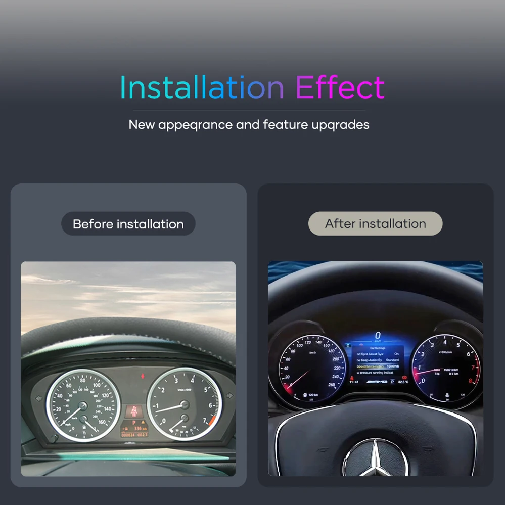 Digitalna instrumentna ploča za Mercedes ML/GL 2005–2010 | 12,3″ CarPlay, Android Auto