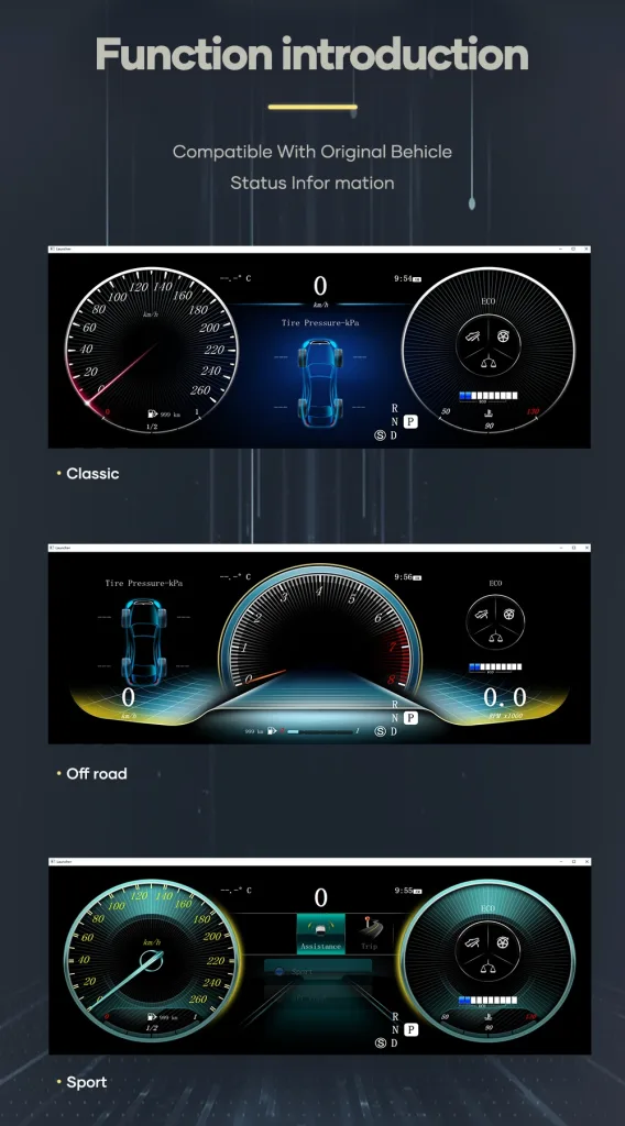 Digitalna instrumentna ploča za Mercedes ML/GL 2005–2010 | 12,3″ CarPlay, Android Auto