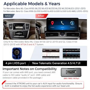Android glavna jedinica Mercedes-Benza GLE