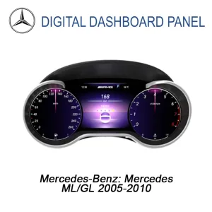 Digitalna instrumentna ploča za Mercedes ML/GL 2005–2010 | 12,3″ CarPlay, Android Auto