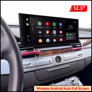 Audi A8 D4 CarPlay Screen 2011–2018 for A8, A8L & S8 4 Android autoradio za Audi A8L 2005.–2017. | 12,3" Android 13