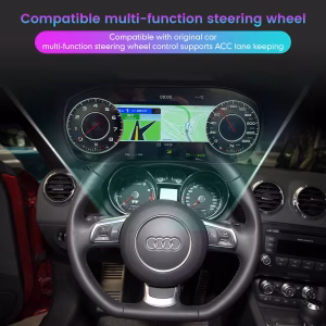 Audi TT Mk2 Virtual Cockpit – 12.3″ Digital Cluster for 8J 2008–2014 9 12,3-inčni digitalni instrument-panel za Audi TT 2009.–2013.