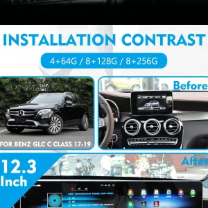 Mercedes W205 Android glavna jedinica