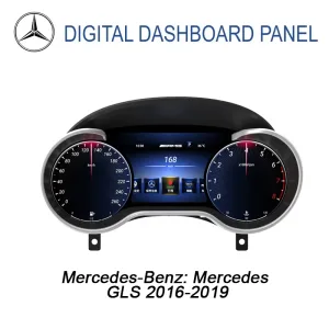 Mercedes GLS digitalna instrumentna ploča 2016–2019 | 12,3″ CarPlay