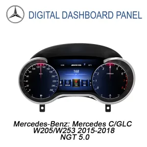 Mercedes C GLC digitalna instrumentna ploča W205/W253 2015–2018 | 12,3″ CarPlay