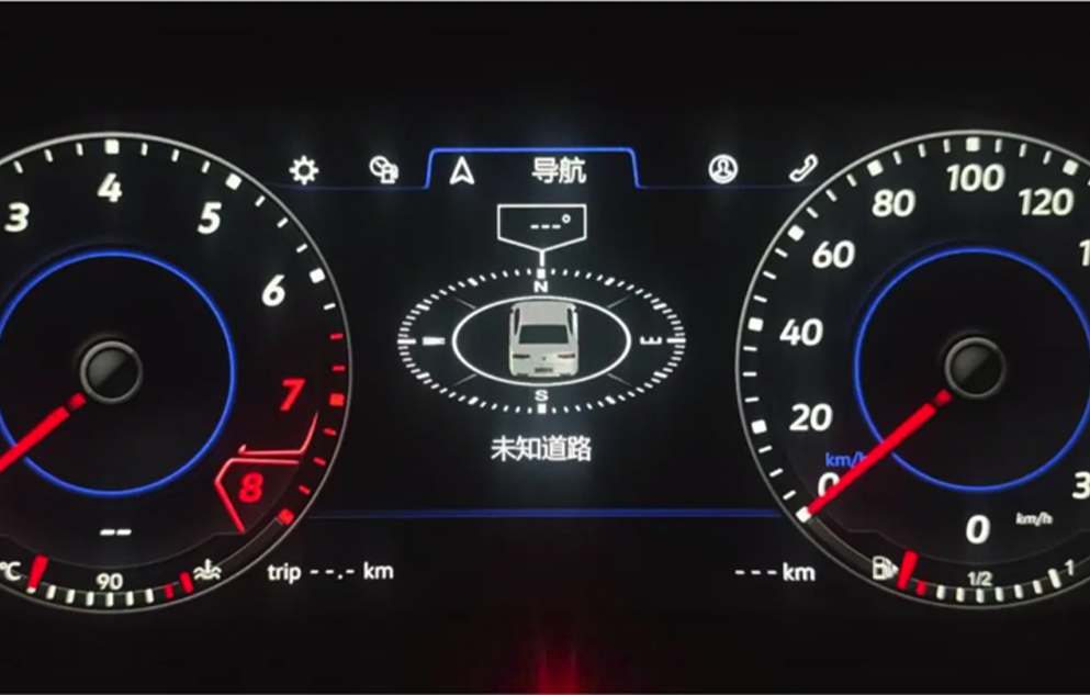 Automobilski LCD instrumentni panel