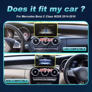 Mercedes W205 GLC Android Screen | C-Class X253 V-Class W447 NTG 5.0 4 Mercedes Benz C klasa W205 GLC X253 V W446 multimedija navigacija