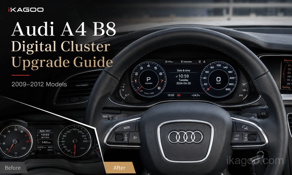 Audi A4 B8 Digital Cluster vodič za nadogradnju za modele 2009.–2012.