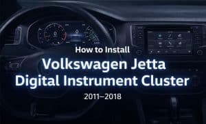 Kako instalirati digitalnu instrument ploču za Volkswagen Jettu