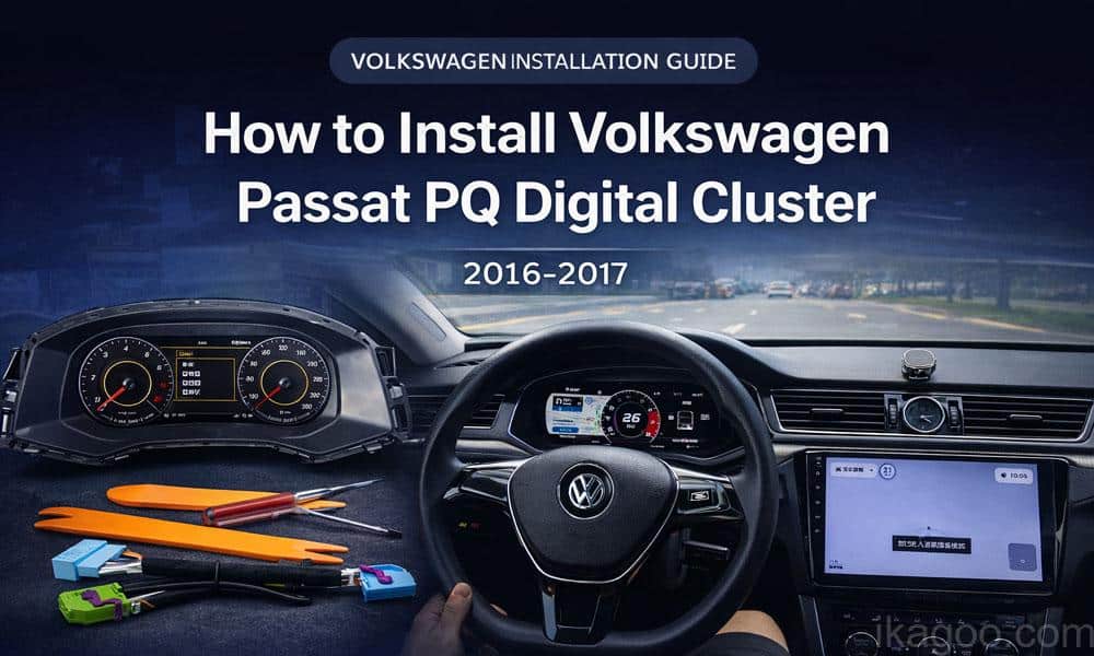 Kako instalirati Volkswagen Passat PQ digitalnu instrument ploču