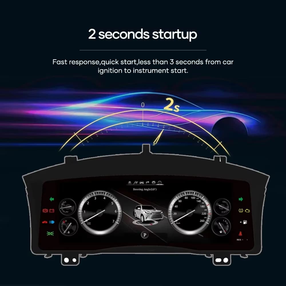 Lexus LX570 virtualna instrumentna ploča
