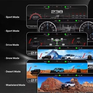 Digitalna instrumentna ploča Nissan Patrol Y62 — višjezična podrška