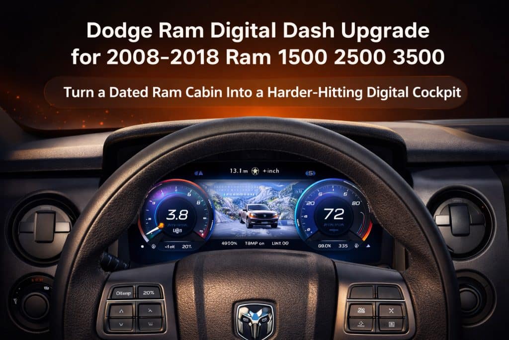 Nadogradnja digitalne instrumentne ploče Dodge Ram