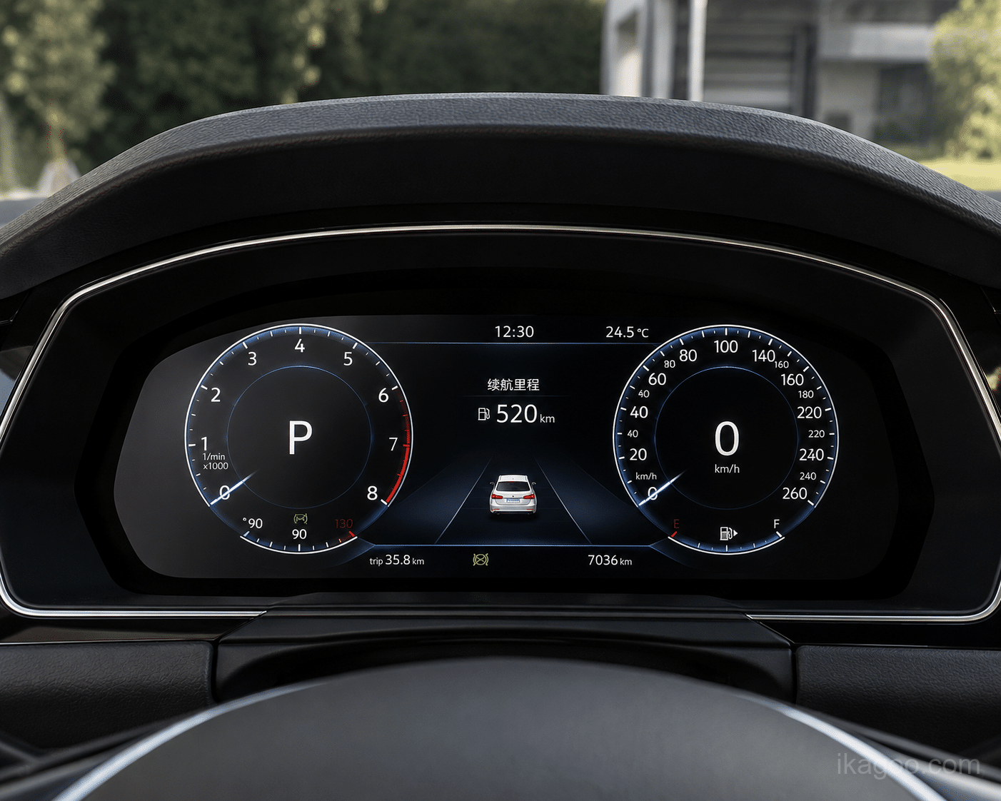 VW Passat B8 digitalna instrumentna ploča retrofit pregled kokpita