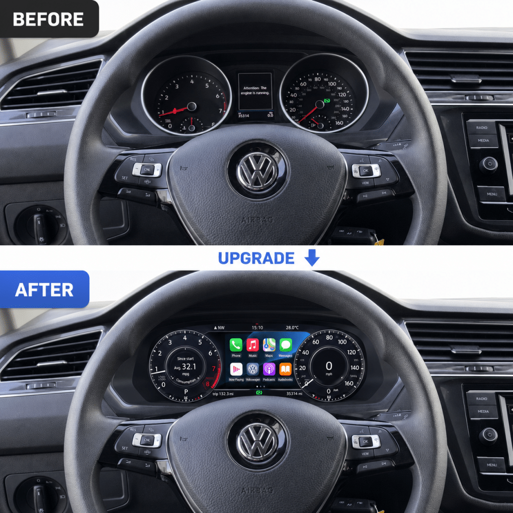 VW Tiguan 2017.–2022. digitalna instrumentna ploča
