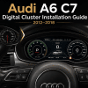 Kako instalirati digitalnu instrumentnu ploču za Audi A6 C7 (2012-2018)